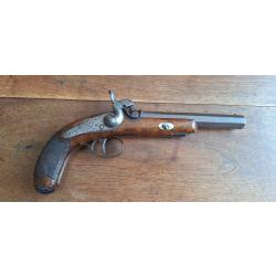 Pistolet a percussion second empire