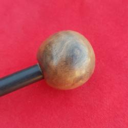 Boule bois noyer vein&eacute; 30