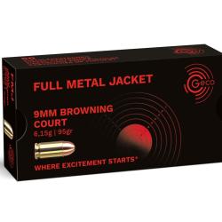 Munitions Geco 380 ACP - 9mm court browning 95gr FMJ x50