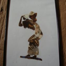 Enthomologie Cabinet De Curiosit&eacute;s  collage sur papier situe dat&eacute; et sign&eacute;e