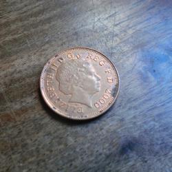 monnaie grande bretagne two pence 2000