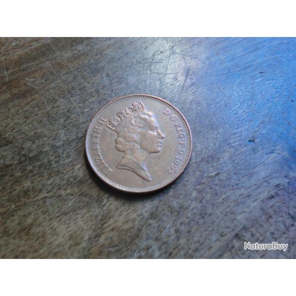monnaie grande bretagne two pence  1992