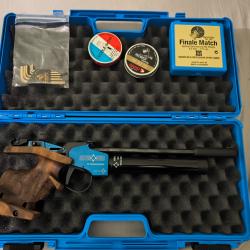 Pistolet tir sportif 10m CESARE MORINI MG1 m&eacute;canique - 4,5 mm - COMPLET - TR&Egrave;S BON &Eacute;TAT