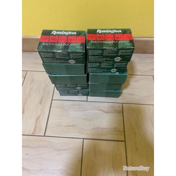 Lot de 10 bo�tes de chevrotine Remington