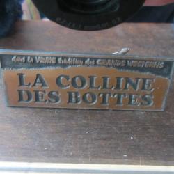 Plaque impression publicitaire film La colline des bottes 1969