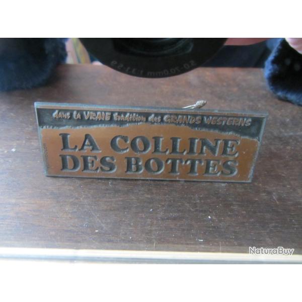 Plaque impression publicitaire film La colline des bottes 1969