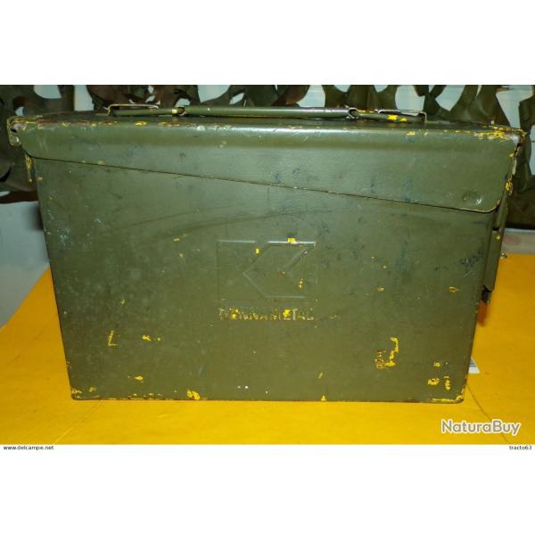 ARMEE AMERICAINE U.S : BOITE A MUNITIONS DE FABRICATION KENNAMETAL AUX ETATS-UNIS� , POIDS 1,250 KIL