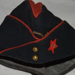 CALOT D'OFFICIER DU 24&deg; REGIMENT D'ARTILLERIE 1945-1946- LIBERATION FFI CORPS FRANC POMMIES