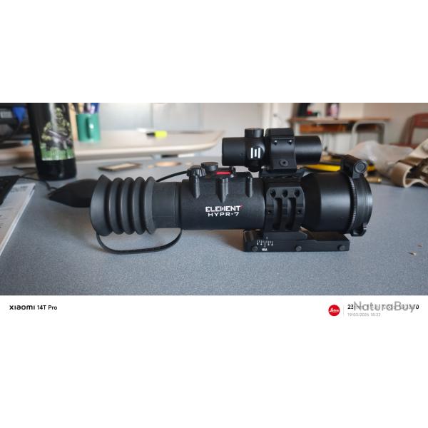 Bonjour, Je vends ma lunette HYPR 7 avec ou sans son module RF de la marque " element optique".