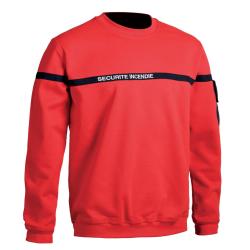 Sweat S&eacute;cu One s&eacute;curit&eacute; incendie ROUGE