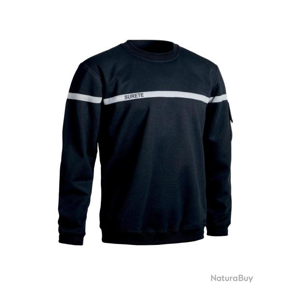 Sweat S�cu-One s�ret� bande grise XS NOIR