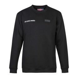 SWEAT SHIRT SECURITE - FENETRE MATRICULE - A BRODER L NOIR