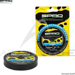 Fils fluorocarbone SPRO 100% Fluorocarbon leader &Oslash; 0.65mm