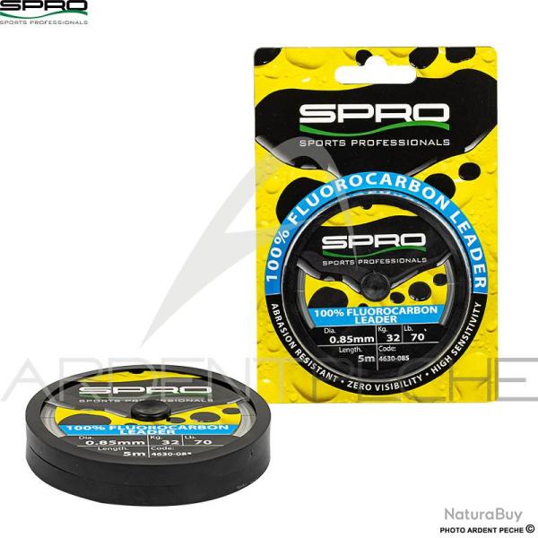 Fils fluorocarbone SPRO 100% Fluorocarbon leader � 0.65mm