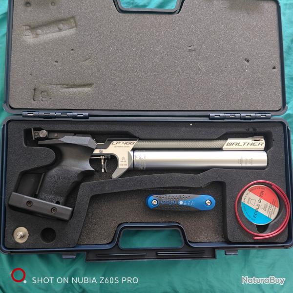 PISTOLET DE TIR SPORTIF WALTHER LP 400