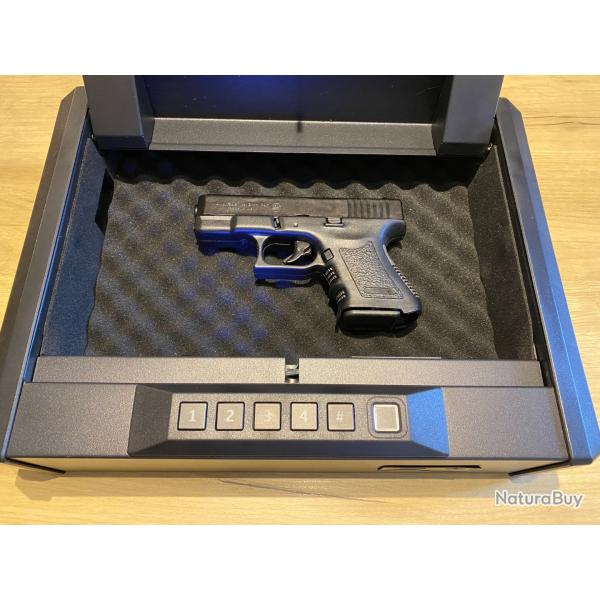 Coffre-fort Biom�trique compact pour 2 armes / Comme neuf ! (Arme non incluse)