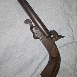 Pistolet a broche double canon 12 mm