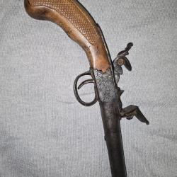 Pistolet silex a coffre