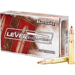 Balles Hornady Lever Evolution 30-30 Win. 160GR FTX LVREV