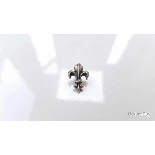 Insigne de col Fleur de lys Hauteur : 16 mm