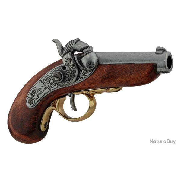 R�plique d�corative Denix de Pistolet Deringer Philadelphia 1850 Deringer