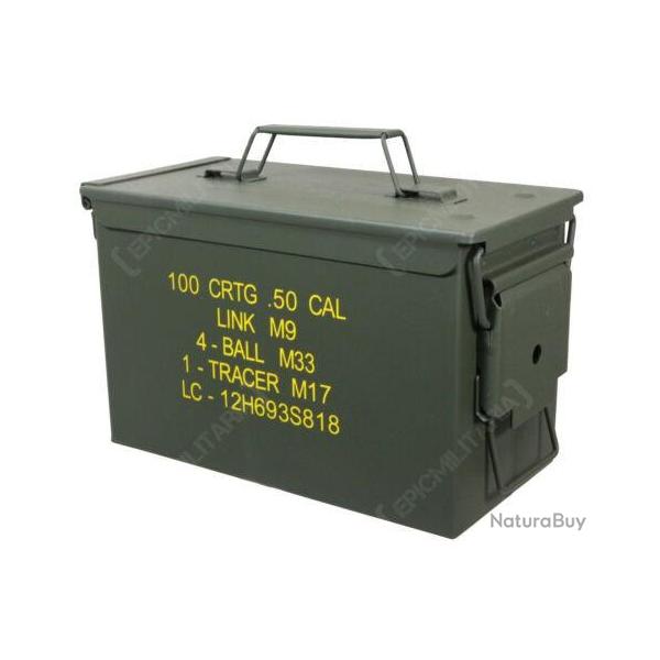 Boite de munition M�tallique Verte