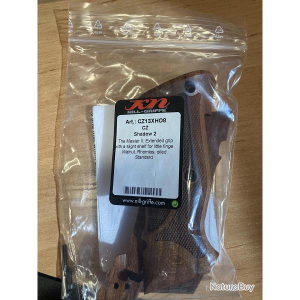 Poign�e ergonomique bois pour CZ Shadow 2 Kn Nill-Griffe