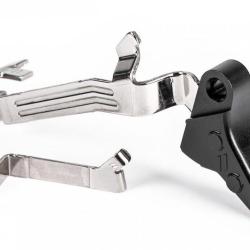 ZEV D&Eacute;TENTE PRO FLAT FACE BAR KIT POUR GLOCK GEN5 - NOIRE