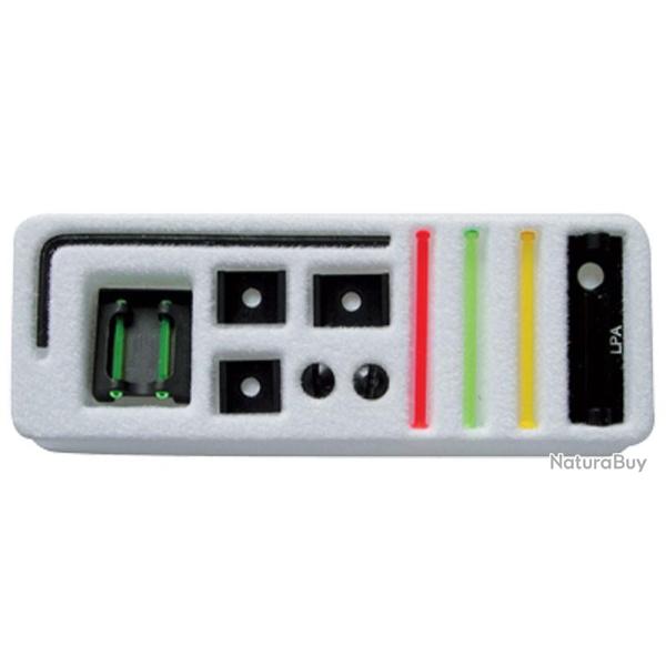 Ensemble de vis�e � visser fibre optique longueur 25mm pour fusil slug - LPA