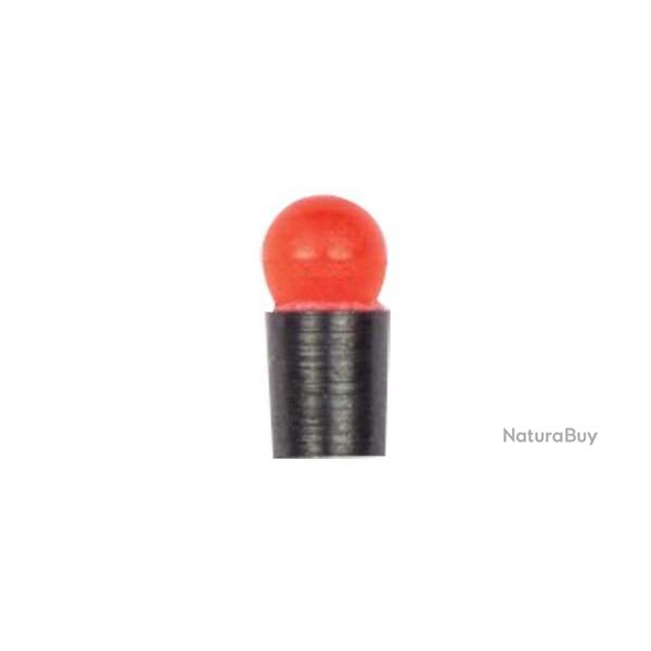 Guidon interm�diaire rouge base tronconique - pour arme de chasse