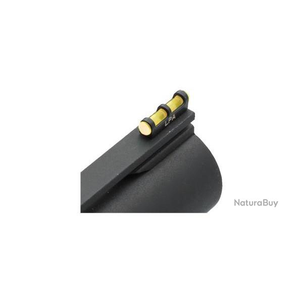 Guidon fibre optique jaune pour fusil - diam�tre filetage 3mm - LPA