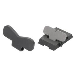 Hausse rabattable pour tir &agrave; balles en fusil canons lisses cran V - LPA - ref : TS034