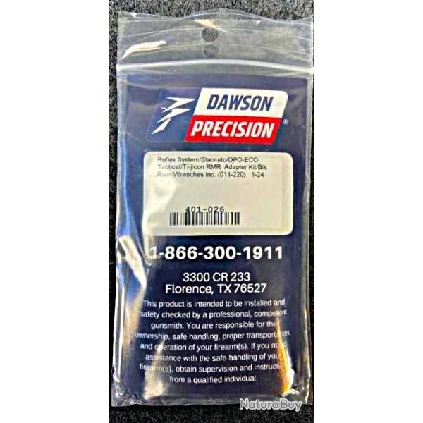 Syst�me Reflex Dawson Precision pour viseurs Trijicon� RMR�/SRO�