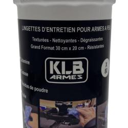 Lingettes d'entretien pour armes &agrave; feu - Grand format Pot de 80 Lingettes -