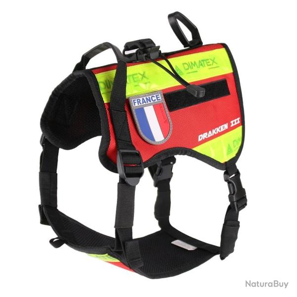 DIMATEX Harnais Drakken 3 Rouge