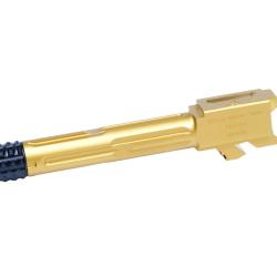 Canon VELOCITY DEFENSE BARREL FOR GLOCK 19 Filet&eacute; TiN (Gold)