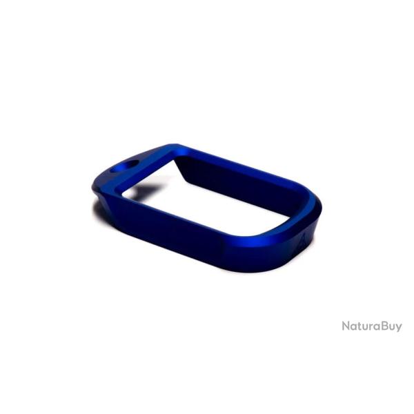 Puit de chargeur VELOCITY DEFENSE MAGWELL FOR GLOCK 19 & 17 GEN 3-4 Glock 17 Bleu