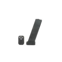 Talon de chargeur TTI For Glock 9/40 Full Size Magazines Noir Mat +3/4