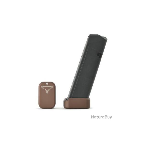 Talon de chargeur TTI For Glock 9/40 Full Size Magazines Coyote Bronze +3/4