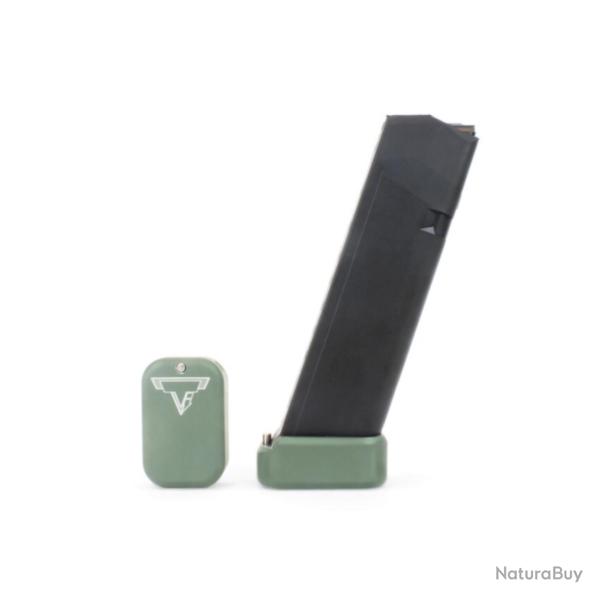 Talon de chargeur TTI For Glock 9/40 Full Size Magazines OD Green +3/4