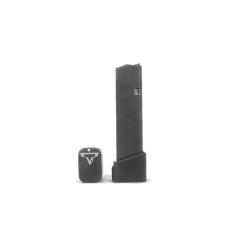 Talon de chargeur TTI For Glock 9/40 Full Size Magazines Noir Mat +5/6