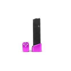 Talon de chargeur TTI For Glock 9/40 Full Size Magazines Violet Titane +5/6