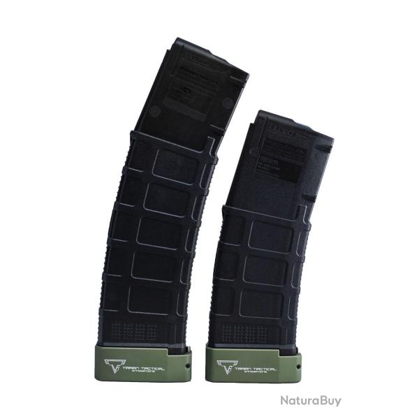Talon de chargeur TTI +5/6 For AR 15 .223 30/40 Round PMAG Magazines OD Green