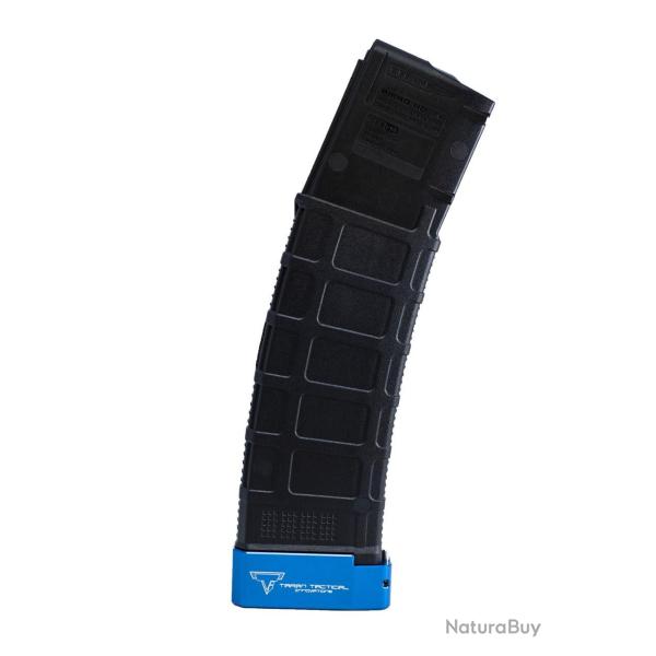 Talon de chargeur TTI +5/6 For AR 15 .223 30/40 Round PMAG Magazines Bleu
