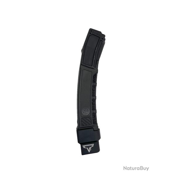 Talon de chargeur TTI Ultralight +6/9 For New Sig Sauer MPX 9mm 35 Round "THRiL" Magazines Noir +9