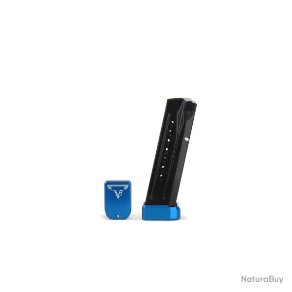Talon de chargeur +2/4 For M&P 9/40 Full Size Magazines Bleu