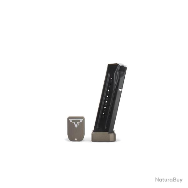 Talon de chargeur +2/4 For M&P 9/40 Full Size Magazines Gris Titane