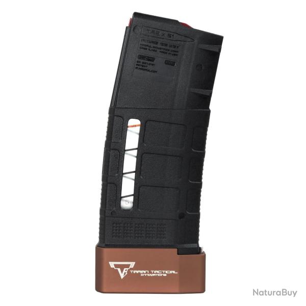 Chargeur TTI 25 Round AR-10 PMAG W/TTI +5 basepad Coyote Bronze