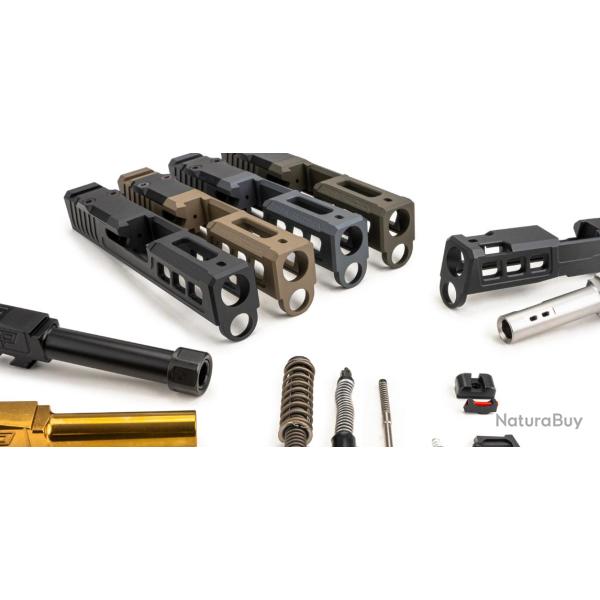 Culasse compl�te Zaffiri Precision Complete Upper for Glock 43 and 43X - Slide, Barrel, Parts, and S