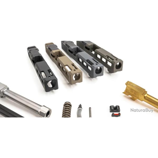 Culasse compl�te Zaffiri Precision Complete Upper for Glock 48 - Slide, Barrel, Parts, and Sights